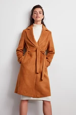 Cappotto da donna Trendyol TWOAW20KB0033/CAMEL