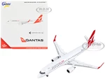 Embraer ERJ-190 Commercial Aircraft "QantasLink" White with Red Tail 1/400 Diecast Model Airplane by GeminiJets