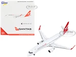 Embraer ERJ-190 Commercial Aircraft "QantasLink" White with Red Tail 1/400 Diecast Model Airplane by GeminiJets