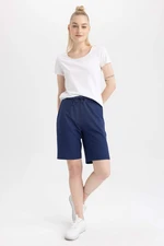 DEFACTO Regular Fit Cotton Bermuda