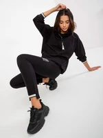 Black Women's Tracksuit with Trousers