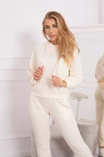ecru hoodie set