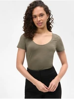 Khaki basic T-shirt ORSAY - Women