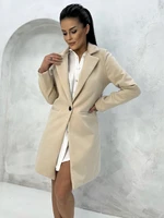 Coat beige Och Bella BI-23314.beige