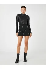 Koton Waterway Stone Mini Skirt