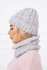 K153 Women's Set Grey+Powder Pink