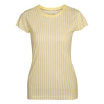 Women's yellow striped T-shirt NAX HUDERA