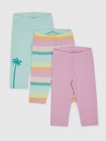 GAP Kids organic leggings, 3pcs - Girls