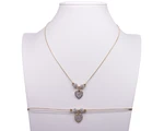 Stainless steel necklace G2211-1-4 gold