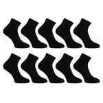 10PACK socks Nedeto ankle black