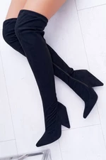 Women's Heeled Boots Suede Black Tamaris