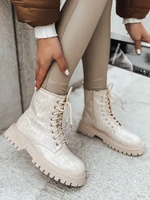 Women's ankle boots TENTIS beige Dstreet