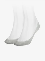 Sada dvou párů světle šedých dámských ponožek Tommy Hilfiger - Dámské