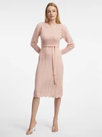Orsay Women's Light Pink Sweater Dress with Wool - Women