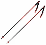 Rossignol Hero SL Ski Poles Negru/Roșu 135 cm Bețe de schi