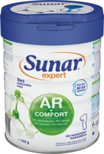 Sunar Expert AR+Comfort 1 počiatočné dojčenské mlieko pri grckaní, zápche a kolikách 700 g
