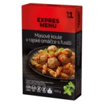 EXPRES MENU KM Masové koule v rajské omáčce s fusilli 1 porce