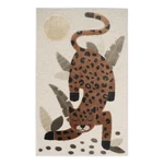 Brązowo-beżowy dywan dziecięcy 80x125 cm Little Jaguar – Nattiot