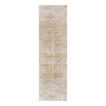 Żółto-biały dywan odpowiedni na zewnątrz 80x350 cm Biri – NORTHRUGS