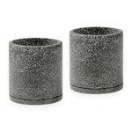Zestaw 2 ciemnoszarych doniczek Bonami Selection Terrazzo, ø 26 cm