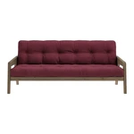 Czerwona rozkładana sofa 204 cm Grab – Karup Design