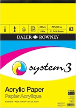 Daler Rowney System3 Acrylic Paper System3 A3 230 g