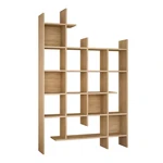 Regał w dekorze dębu 122x188 cm Manco – Kalune Design