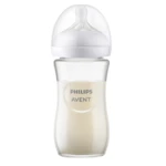 PHILIPS AVENT Fľaša Natural Response sklenená 240ml, 1m+