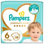 PAMPERS Premium Care plenky vel. 6, 13+ kg, 38 ks
