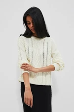 Openwork sweater