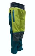 Summer softshell trousers - petrol-green
