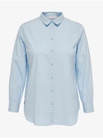 Light blue women's shirt ONLY CARMAKOMA Nora - Women's
