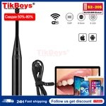 1080P WIFI Oral Dental Endoscope Intraoral Camera 8 LED Light Inspection Oral HD Video Teeth Inspection Dental Tooth Whitening