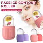 Silicone Ice Mold Lifting Contouring Face Massager Balls Skin Reduce Iceing Tools Care Trays Reusable Globe Ice Tool Acne O7W6