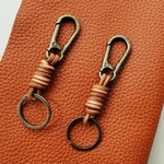 Pendant Key Chain Creative Waist Hanging Personality Key Ornament Cowhide Vintage Key Ring Men