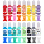 16 Color Makaron Solid Color Resin Pigment Liquid Colorant Dye DIY Epoxy Resin Mold Pigment Dye Jewelry Making Accessories