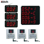 3 digits Hospital Bank Restaurant Queue Management System Machine Queue Pager Show Ticket Counter Number
