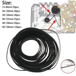 30-120pack Universal 26-135mm Mix Cassette Tape Machine Belt New Assorted Common Belt for Recorders Walkman DVD Drive