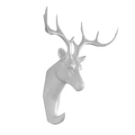 Solid Color Animal Head Shape Self Adhesive Resin Hook Three-dimensional Cloth Hanger Cap Room Decor Show Wall