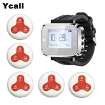Ycall Restaurant Pager Wireless Calling System Waiter Watch Call Button Service Buzzer Restaurant Equipment