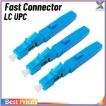 10~50pcs LC UPC Optical Fiber Cable Quick Connector Fast Cold Connection Adapter for Telecommunication LC UPC