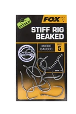 Fox háčky Edges Stiff Rig Beaked vel. 8, 10ks Micro Barbed