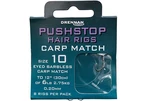 Drennan návazce Pushstop H'Rig Carp Match Barbless vel.10 / 6lb