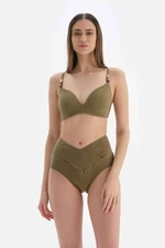Dagi Green Lined Bikini Top