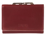 SEGALI Dámská kožená peněženka 870 portwine