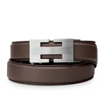 Kožený opasek Slim Imagine Kore® – Mud Brown (Barva: Mud Brown)