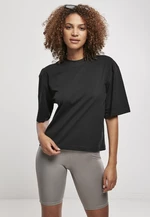 Dámské organické oversized tričko černé barvy