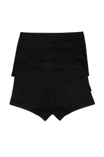 Trendyol Plus Size Black 3-Pack Basic Boxer