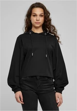 Women's Heavy Short Hoody - Black