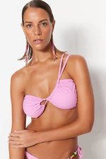 Trendyol Pink egyvállú alagút bikini felső
